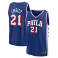 Trusc P.76ers #21 Joel Embiid  Royal Fast Break Replica Jerseys - Icon Edition