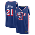 Trusc P.76ers #21 Joel Embiid  White Fast Break Replica Jerseys - Association Edition