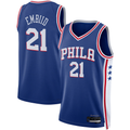 Trusc P.76ers #21 Joel Embiid Royal Swingman Jerseys - Icon Edition