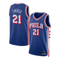 Trusc P.76ers #21 Joel Embiid Royal Swingman Jerseys - Icon Edition