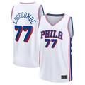 Trusc P.76ers #77 VJ Edgecombe  White Fast Break Replica Player Jerseys - Association Edition
