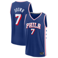 Trusc P.76ers #7 Jaylen Brown Fanatics Royal Fast Break JerseyS - Icon Edition