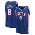 Trusc P.76ers #8 Paul George Royal Fast Break Replica Player Jerseys - Icon Edition