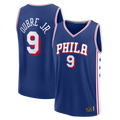 Trusc P.76ers #9 Kelly Oubre Jr.  Blue Fast Break Jerseys - Icon Edition