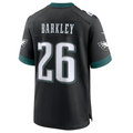 Trusc P.Eagles #26 Saquon Barkley Black Alternate Game Jersey Stitched American Stitched Jersey