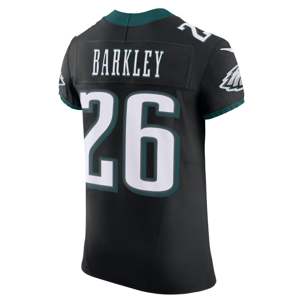 Trusc P.Eagles #26 Saquon Barkley Black Alternate Vapor F.U.S.E. Elite Stitched Jerseys