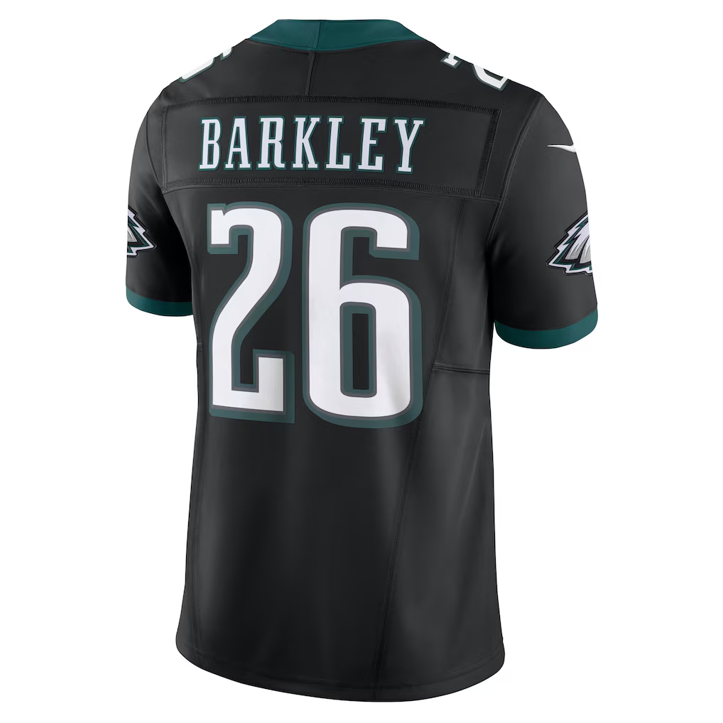 Trusc P.Eagles #26 Saquon Barkley Black Vapor F.U.S.E. Limited Stitched Jerseys