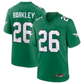 Trusc P.Eagles #26 Saquon Barkley Green Alternate Game Stitched American Stitched Jerseys