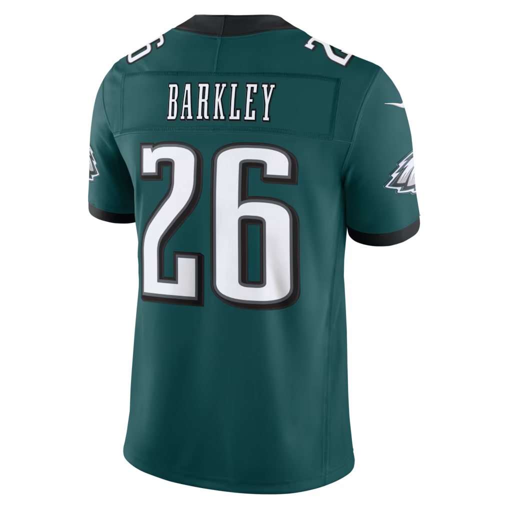Trusc P.Eagles #26 Saquon Barkley Midnight Green Team Vapor F.U.S.E. Stitched Limited Jerseys