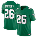 Trusc P.Eagles #26 Saquon Barkley Player Kelly Green Vapor F.U.S.E. Limited Stitched Jerseys