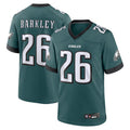 Trusc P.Eagles #26 Saquon Barkley Player Midnight Green Game Stitched Jerseys