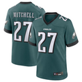 Trusc P.Eagles #27 Quinyon Mitchell Player Midnight Green Replica Game Stitched Jerseys