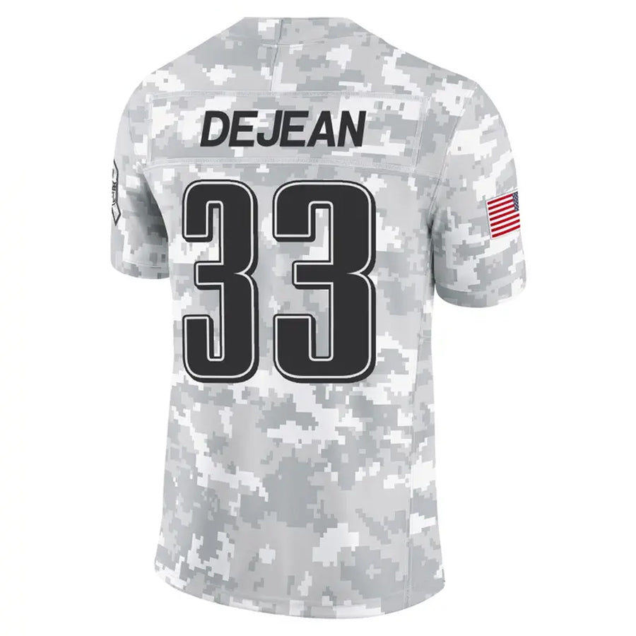 Trusc P.Eagles #33 Cooper DeJean Player Arctic Camo Salute to Service Limited Stitched Jerseys