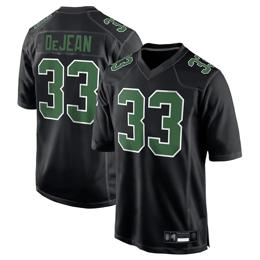 Trusc P.Eagles #33 Cooper DeJean Player Black Carbon Kelly Stitched Jerseys