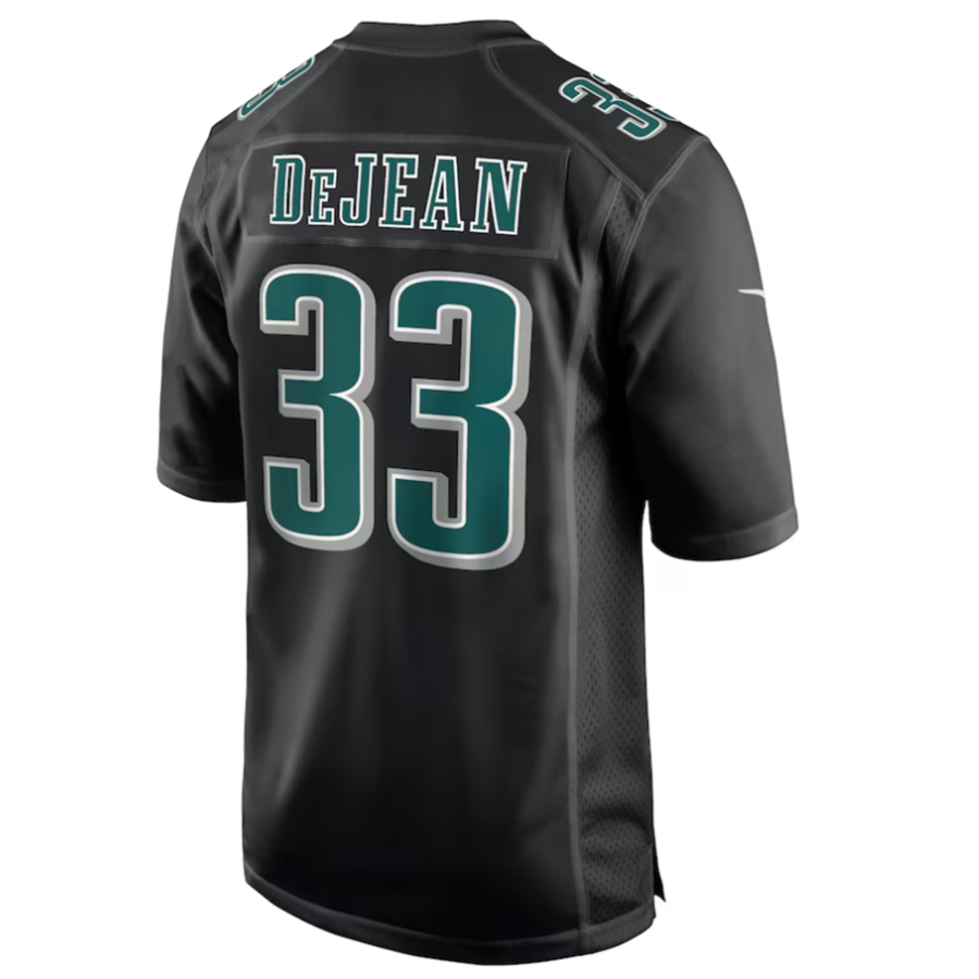 Trusc P.Eagles #33 Cooper DeJean Player Carbon Black Super Bowl LIX Fashion Game Player Stitched Jersey