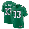 Trusc P.Eagles #33 Cooper DeJean Player Kelly Green Replica Game Stitched Jerseys