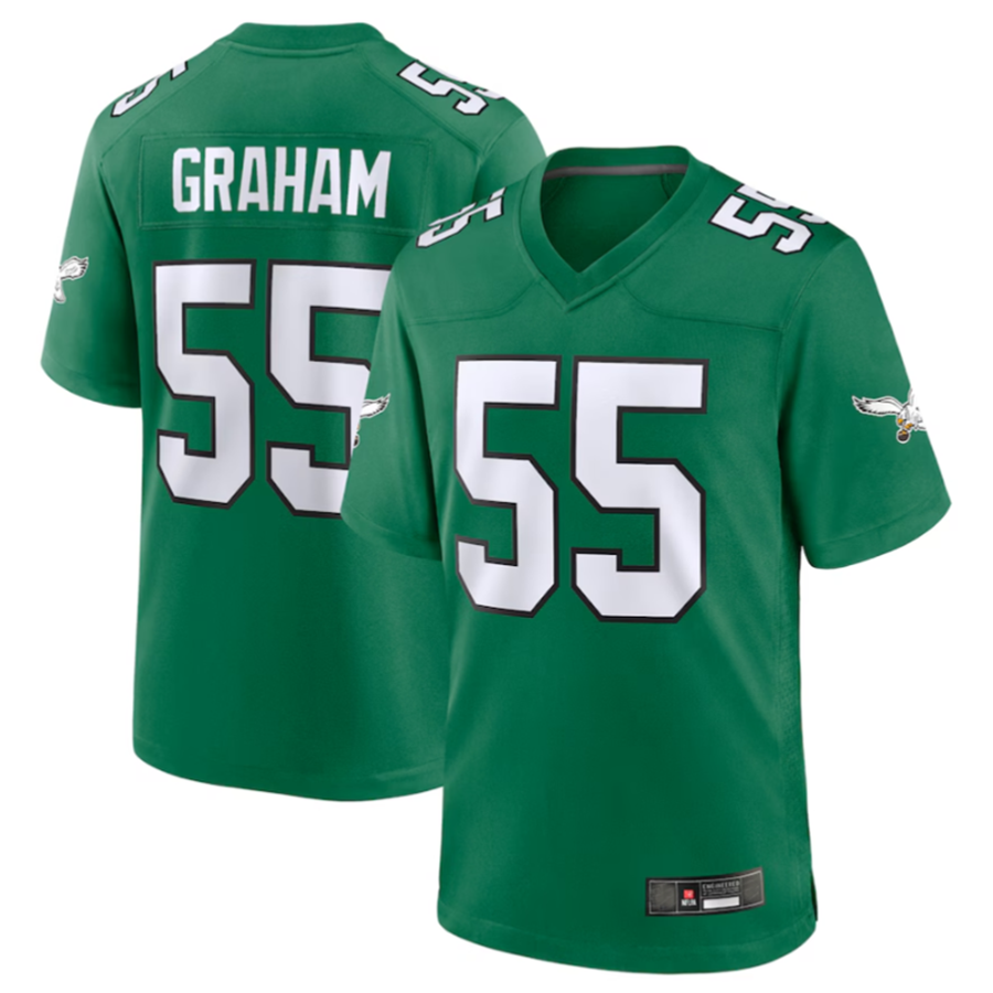 Trusc P.Eagles #55 Brandon Graham Kelly Green Alternate Game Stitched Jerseys