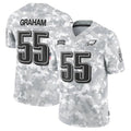 Trusc P.Eagles #55 Brandon Graham Player Arctic Camo Salute to Service Limited Stitched Jerseys