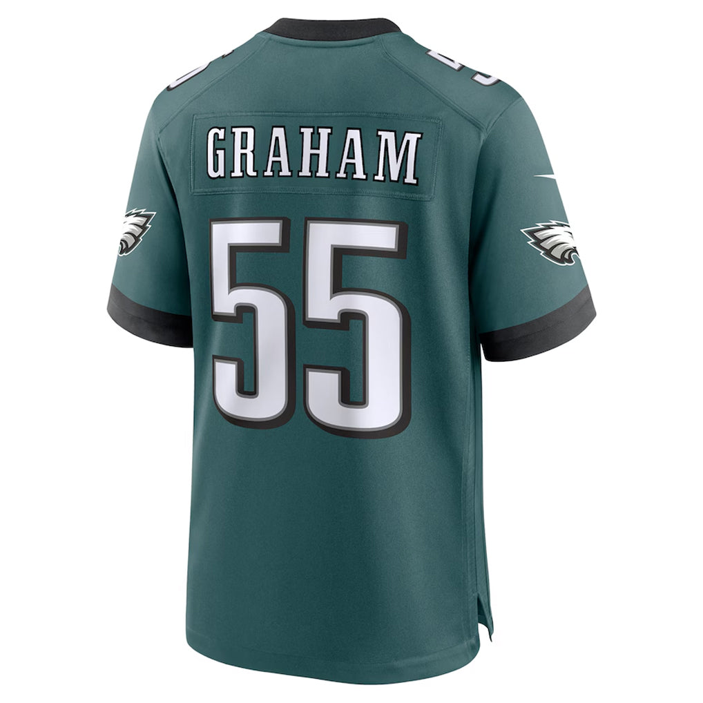 Trusc P.Eagles #55 Brandon Graham Player Green Stitched Home Game Stitched Jerseys