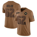 Trusc P.Eagles #62 Jason Kelce Player Brown Salute To Service Limited Stitched Jerseys