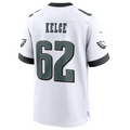 Trusc P.Eagles #62 Jason Kelce White White Game Jersey Stitched American Stitched Jersey