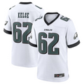 Trusc P.Eagles #62 Jason Kelce White White Game Stitched American Stitched Jerseys