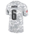 Trusc P.Eagles #6 DeVonta Smith Arctic Camo 2024 Salute to Service Limited Stitched Jerseys