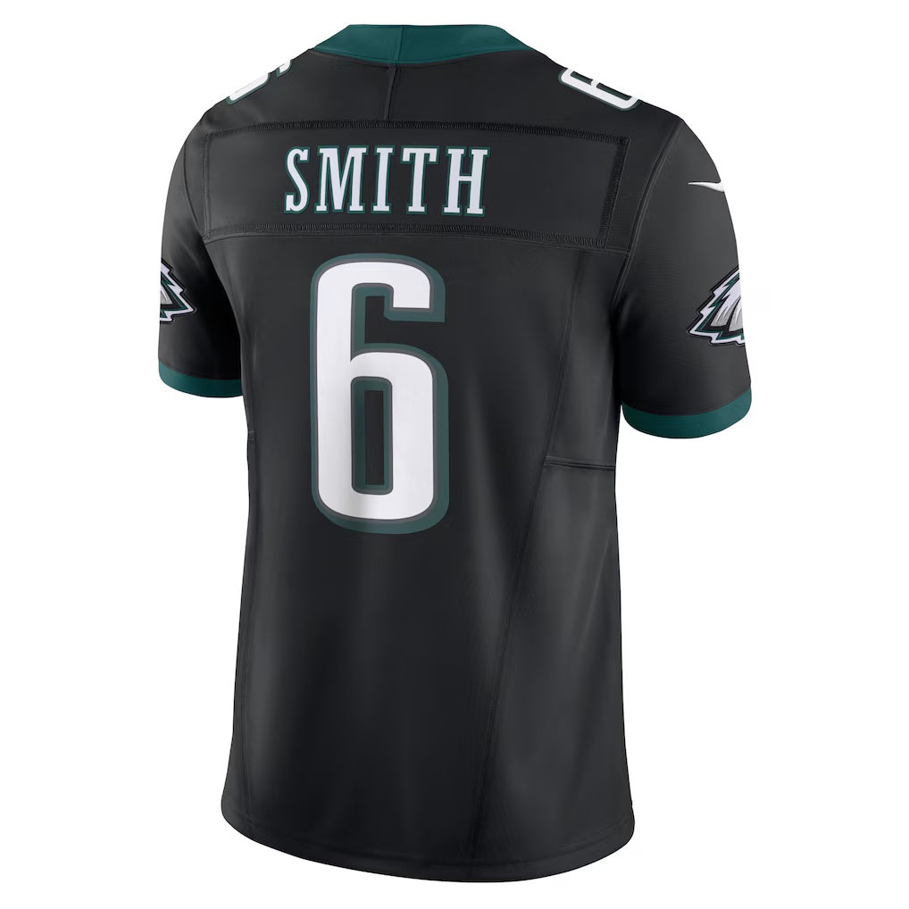 Trusc P.Eagles #6 DeVonta Smith Black Alternate Vapor F.U.S.E. Limited Stitched Jerseys
