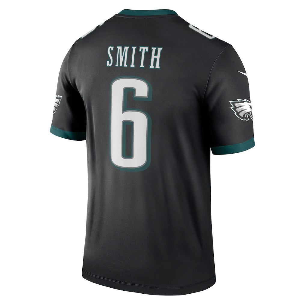 Trusc P.Eagles #6 DeVonta Smith Black Legend Player Performance Top Stitched Jerseys