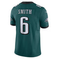 Trusc P.Eagles #6 DeVonta Smith Green Vapor F.U.S.E. Limited Stitched Jerseys