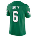 Trusc P.Eagles #6 DeVonta Smith Kelly Green Vapor F.U.S.E. Limited Stitched Jerseys