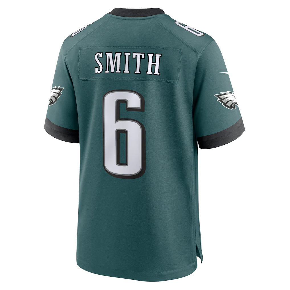 Trusc P.Eagles #6 DeVonta Smith Midnight Green Team Game Stitched Jerseys