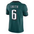 Trusc P.Eagles #6 DeVonta Smith Midnight Green Vapor F.U.S.E. Limited Stitched Jerseys