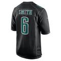 Trusc P.Eagles #6 DeVonta Smith Player Carbon Black Fashion Game Stitched Jerseys