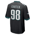 Trusc P.Eagles #98 Jalen Carter Player Black Alternate Game Stitched Jerseys