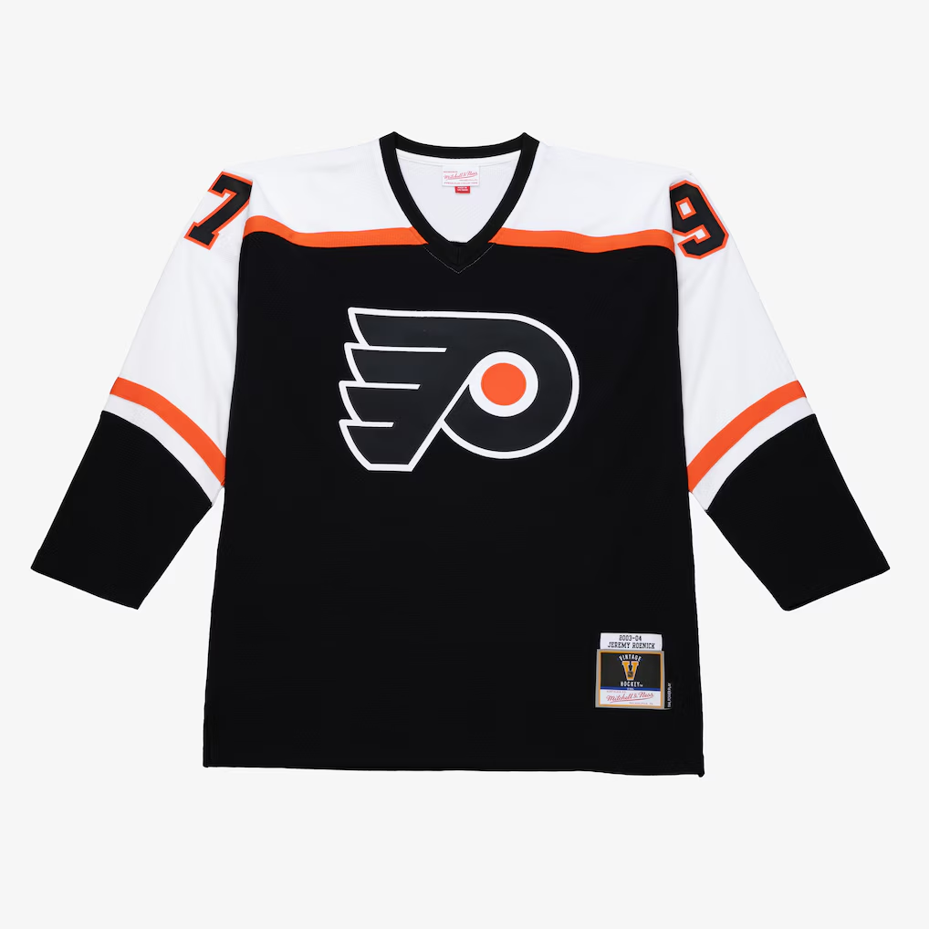 Trusc P.Flyers Jeremy Roenick Mitchell & Ness Black 2003 Power Play Jerseys