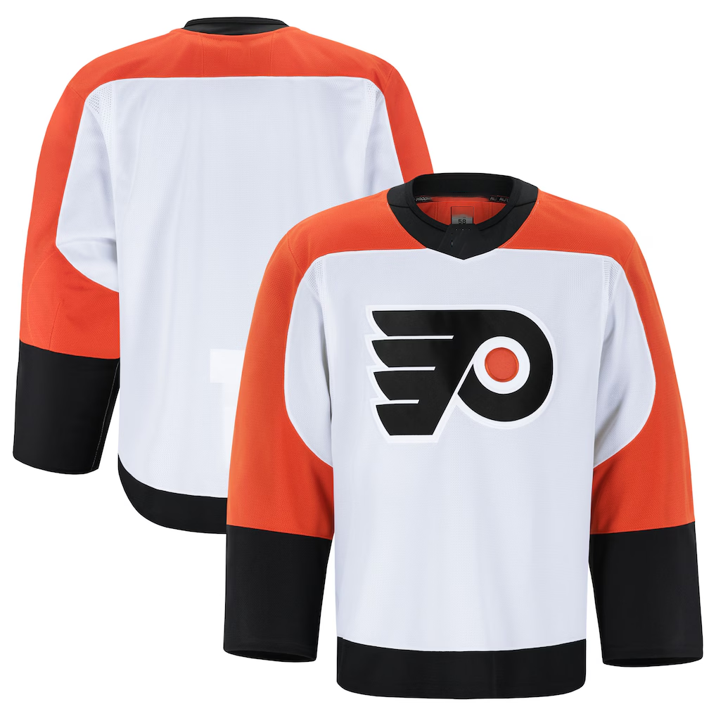 Trusc P.Flyers White Away Authentic Pro Jerseys