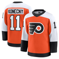 Trusc P.Flyers #11 Travis Konecny Burnt Orange Home Premium Jerseys