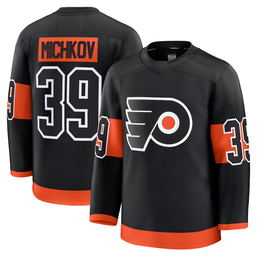Trusc P.Flyers #39 Matvei Michkov Black Alternate Premium Jerseys