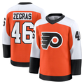 Trusc P.Flyers #46 Trevor Zegras Orange Home Breakaway Jerseys
