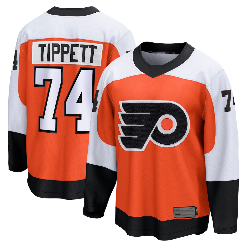 Trusc P.Flyers #74 Owen Tippett Orange Home Breakaway Jerseys
