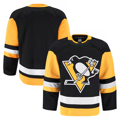 Trusc P.Penguins Black Home Authentic Pro Jerseys