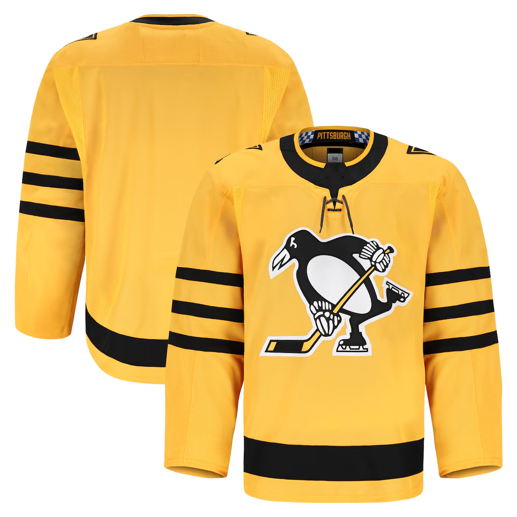 Trusc P.Penguins Gold Alternate Authentic Pro Jerseys