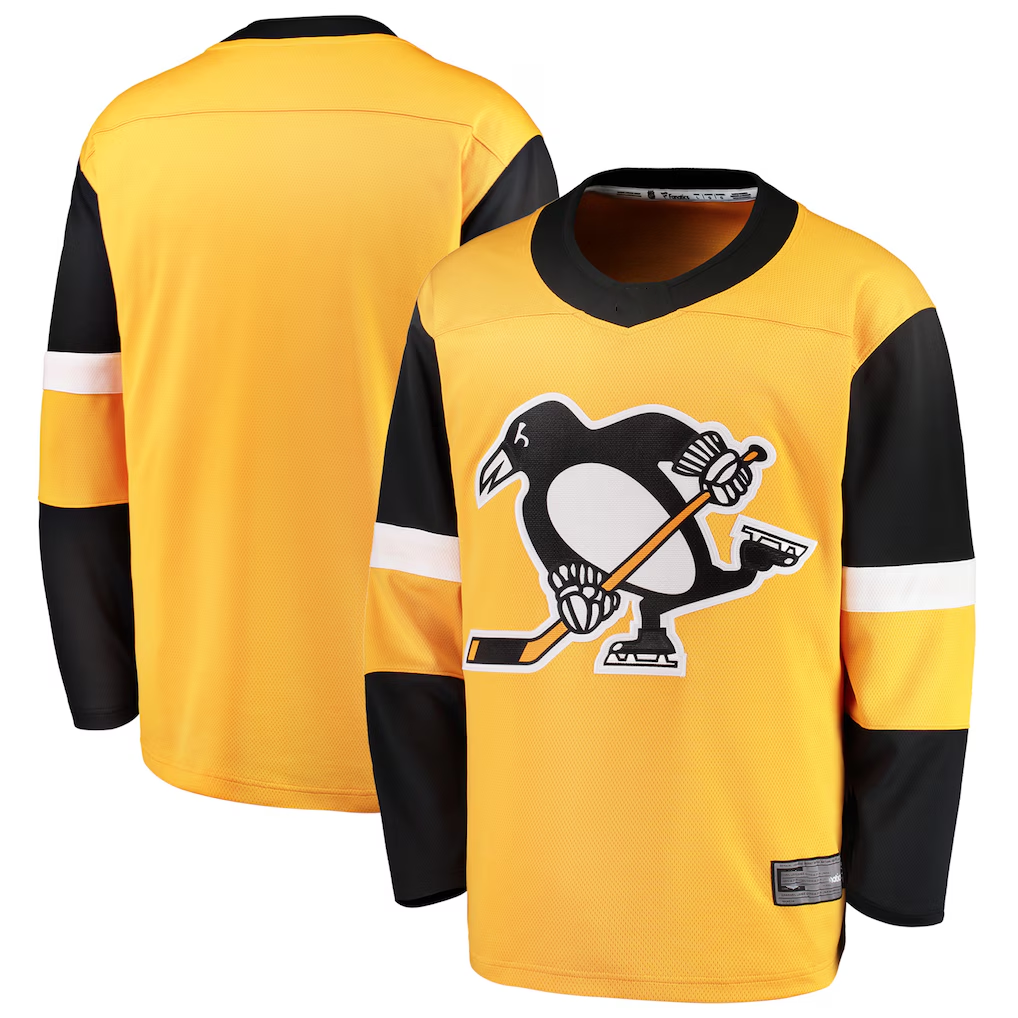 Trusc P.Penguins Gold Alternate Breakaway Jerseys