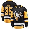 Trusc P.Penguins #35 Tristan Jarry Black Home Breakaway Player Jerseys