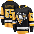 Trusc P.Penguins #65 Erik Karlsson Black Home Breakaway Jerseys