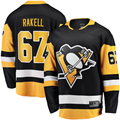 Trusc P.Penguins #67 Rickard Rakell Black Home Breakaway Player Jerseys
