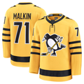 Trusc P.Penguins #71 Evgeni Malkin Gold Alternate Premium Player Jerseys