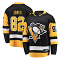 Trusc P.Penguins #82 Caleb Jones Black Home Breakaway Jerseys