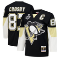 Trusc P.Penguins #87 Sidney Crosby Black 2008 Power Play Jerseys